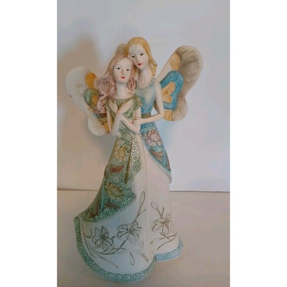 Angelstar Cherished Blessings Beatiful Angels Figurine 10'in Beautiful Detailing - Picture 1 of 16